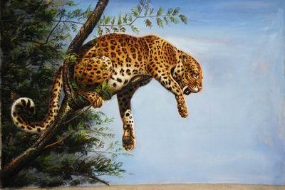 unknow artist Leopard 027 oil painting image